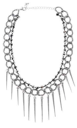 Primark SS13 Silver Chain With Spikes