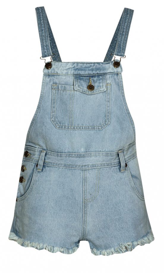 Boohoo Faded Short Dungarees, £25
