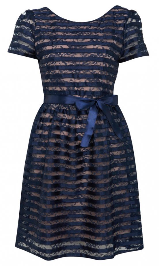 Miss Selfridge Navy Bow Dress, £45