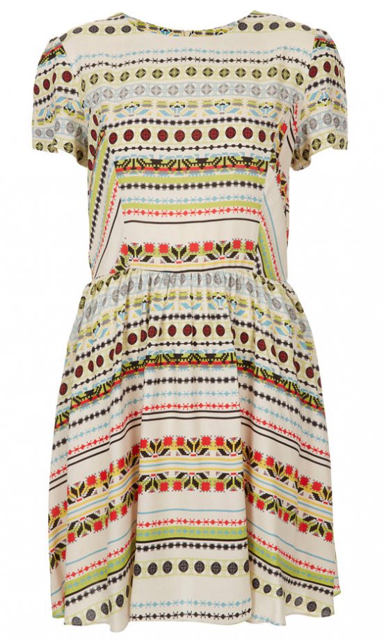 Topshop Print Flippy Dress, £42
