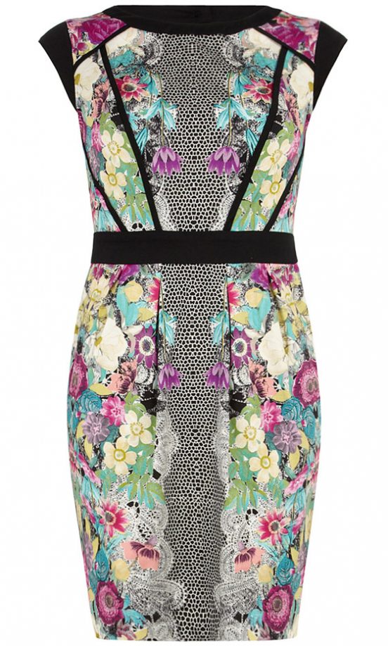 Dorothy Perkins Floral Lace Tulip Dress, £39.50