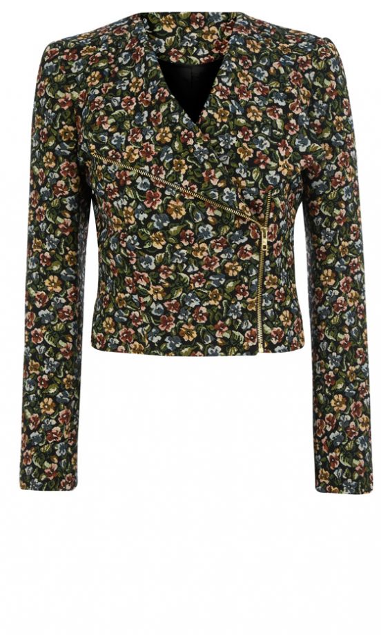 Primark SS13 Floral Tapestry Biker, £25
