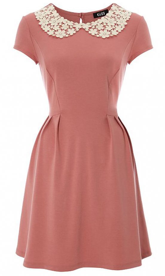 George At Asda Crochet Collar Dress, £16