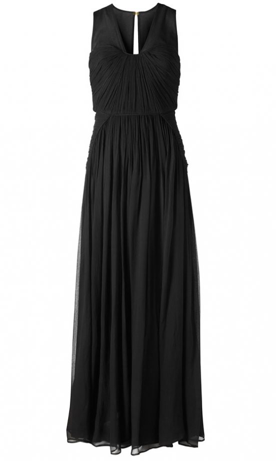 Mango SS13 Black Maxi Dress