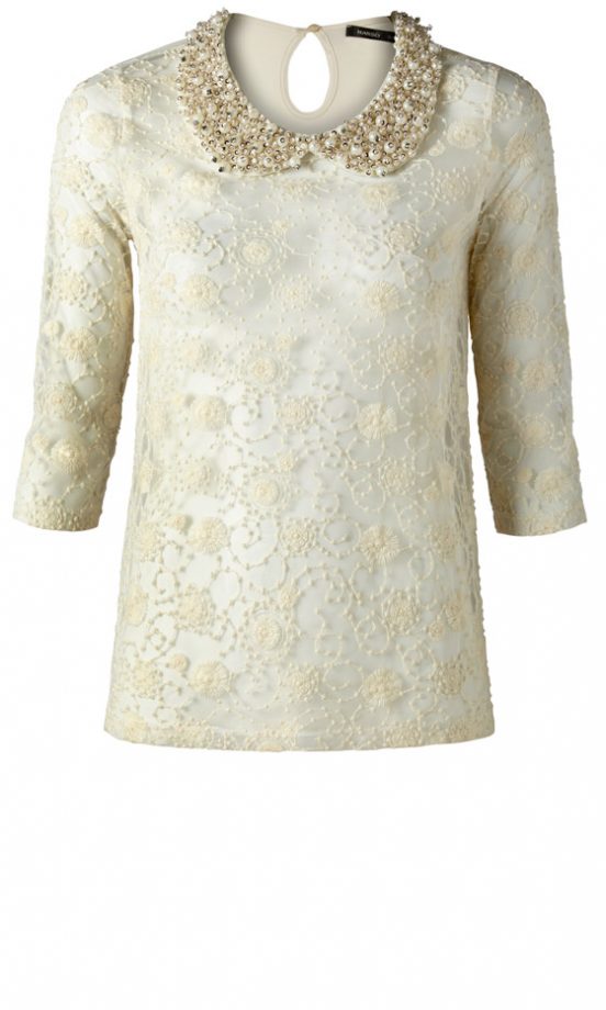 Mango SS13 Collared Top