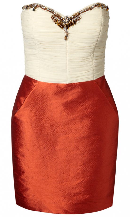 Mango SS13 Embellished Corset Dress