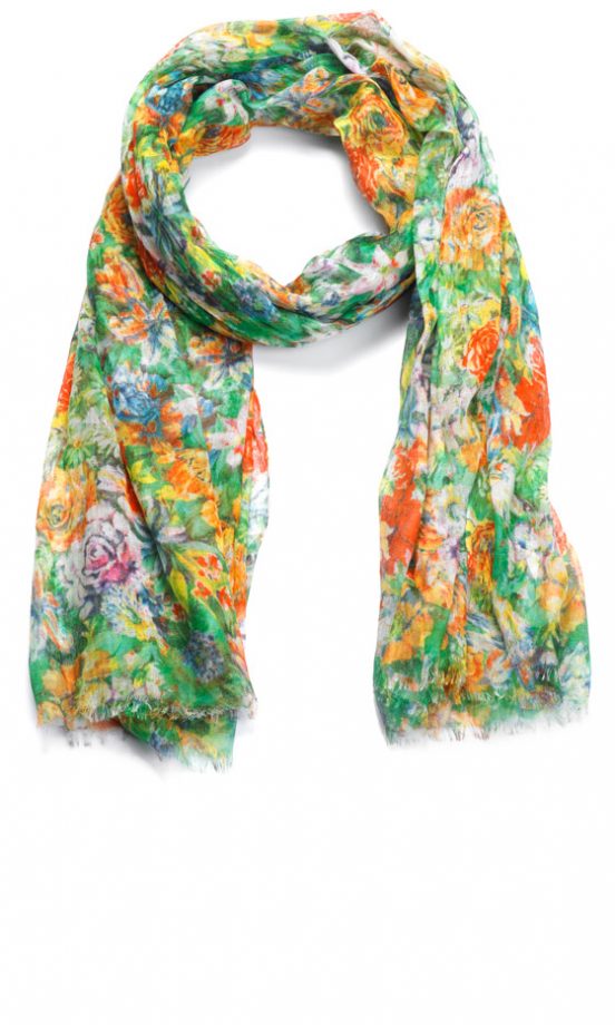 Mango SS13 Floral Scarf
