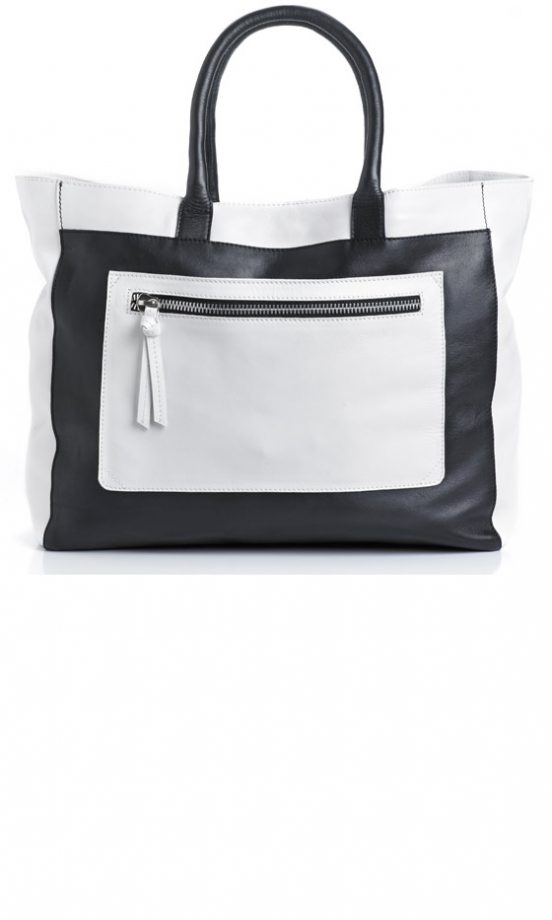 Mango SS13 Monochrome Tote Bag