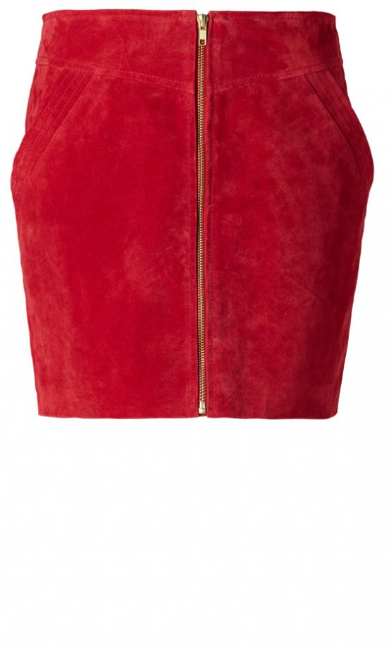 Mango SS13 Suede Skirt