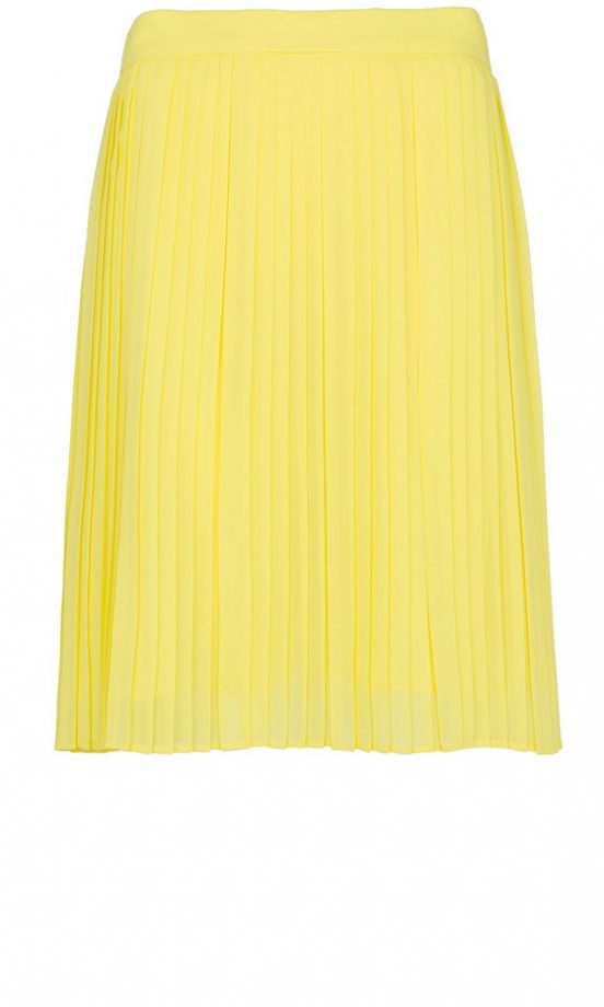 Mango Yellow Pleated Skirt, £40