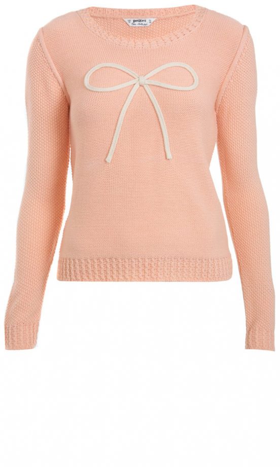 Miss Selfridge Bow Jumper, £39
