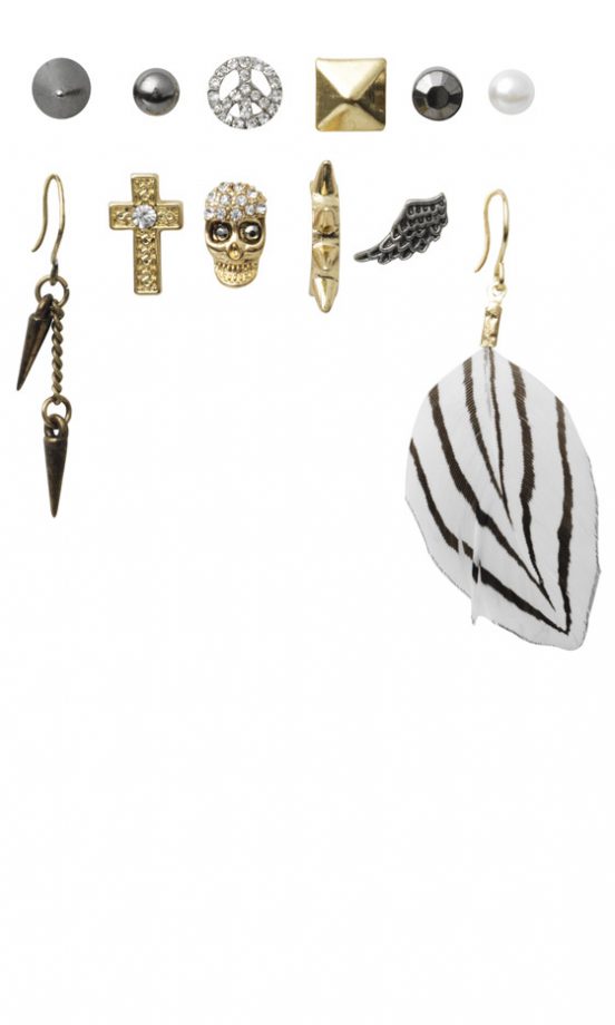 Primark SS13 Multi Earrings Pack, £2.50