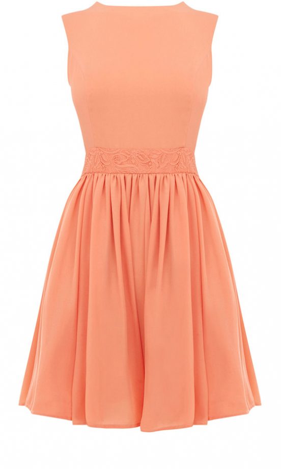 Oasis Coral Dress, £60