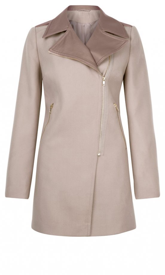 Primark SS13 PU Collar Biker Coat, £30