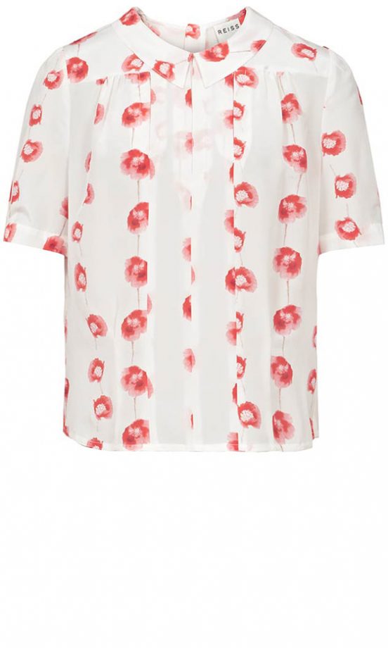 Reiss Poppy Print Blouse, £110