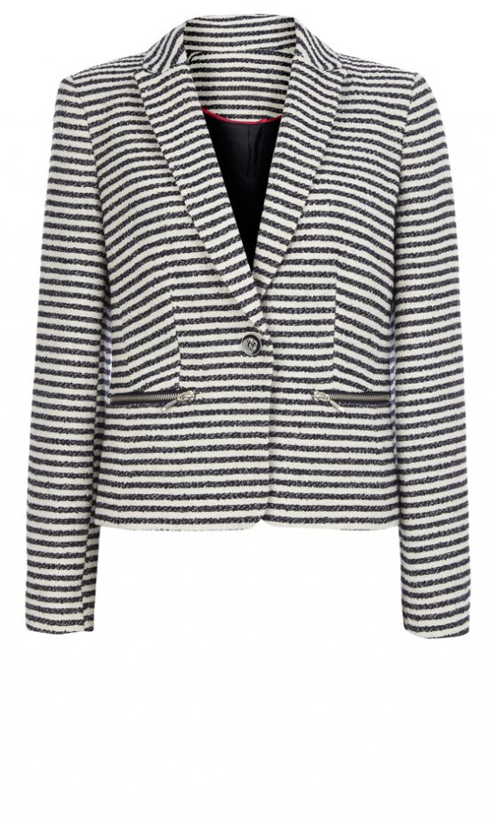 Primark SS13 Stripe Zip Pocket Blazer, £13
