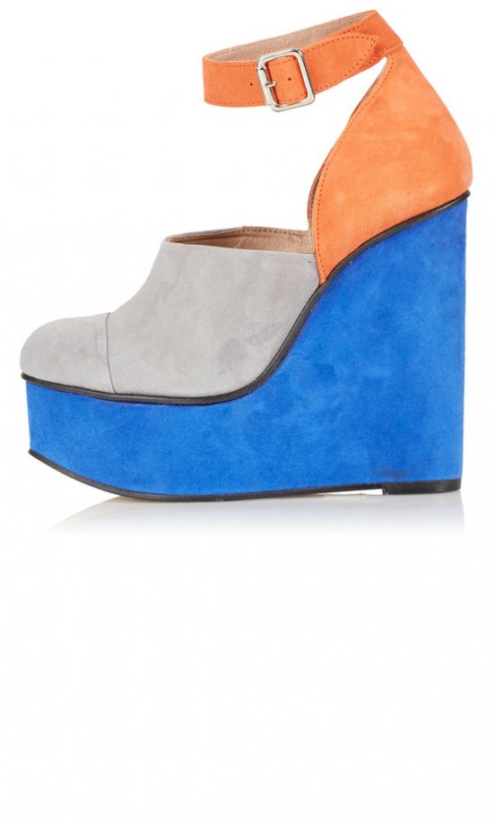 Topshop Colour Block Wedges, £85