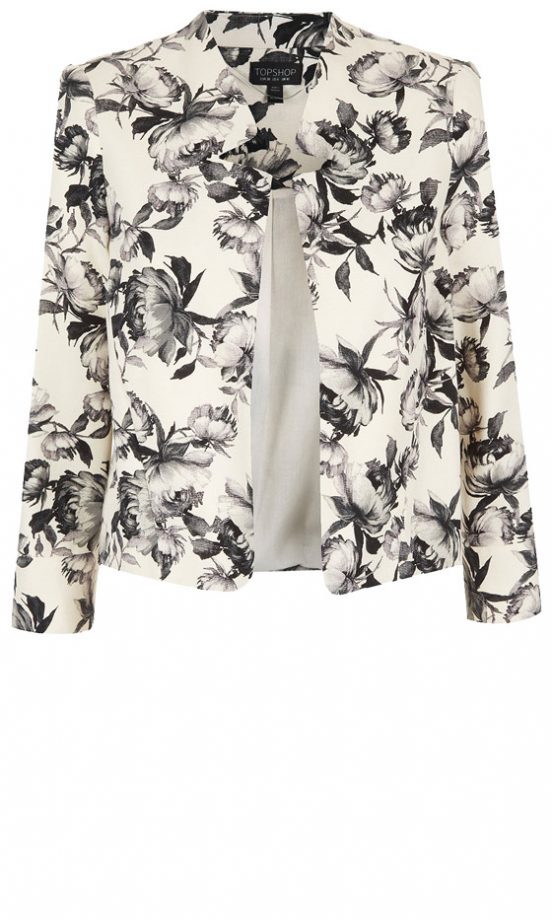 Topshop Floral Notch Jacket, £55