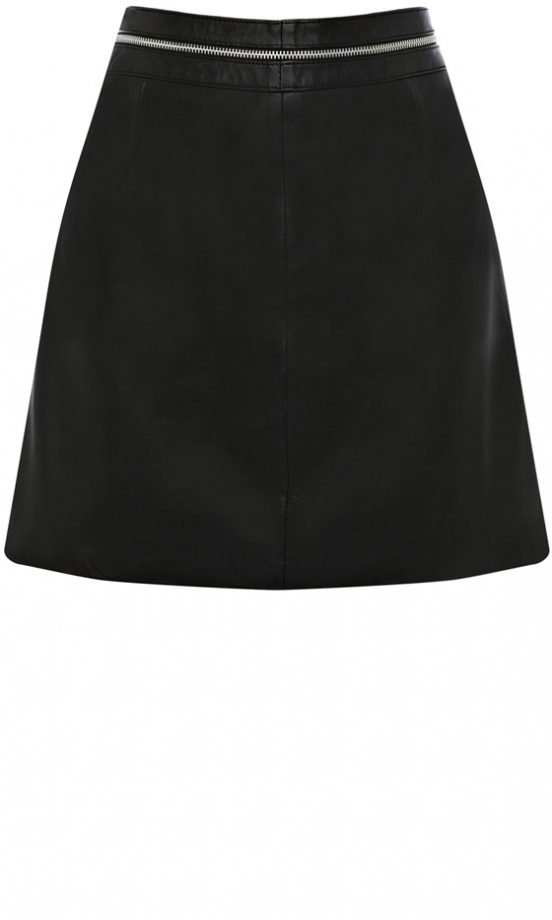 Warehouse Zip Waist Leather Skirt, £75