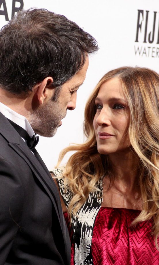 Sarah Jessica Parker And Kenneth Cole At The AmfAR Benefit Gala, 2013