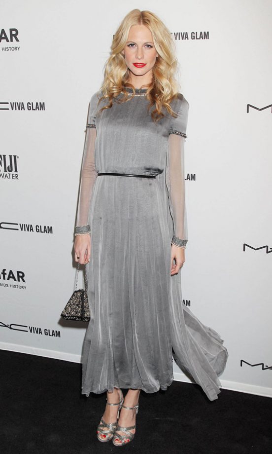 Poppy Delevingne At The AmfAR Benefit Gala, 2013