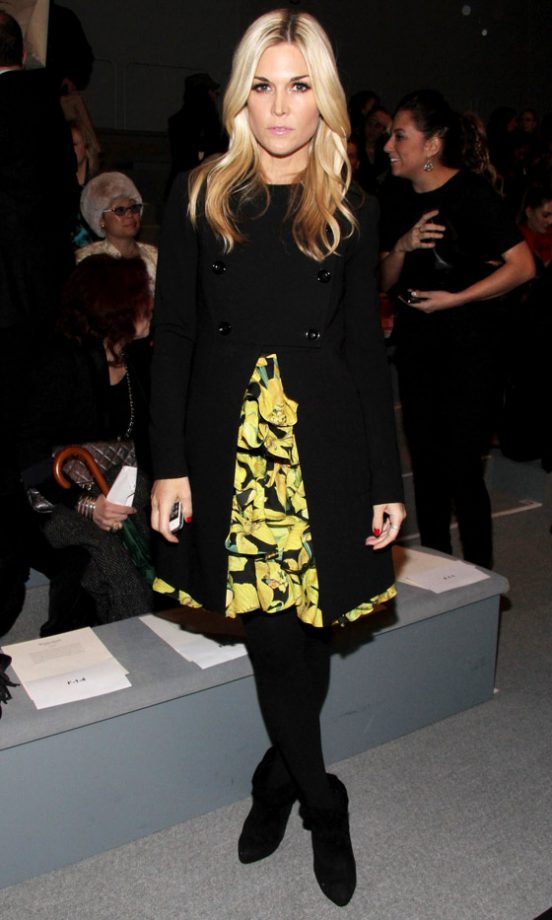 Tinsley Mortimer At New York Fashion Week, 2013