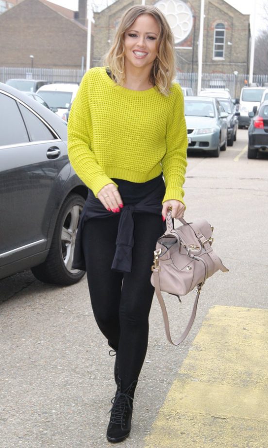 Kimberley Walsh Out In London, 2013