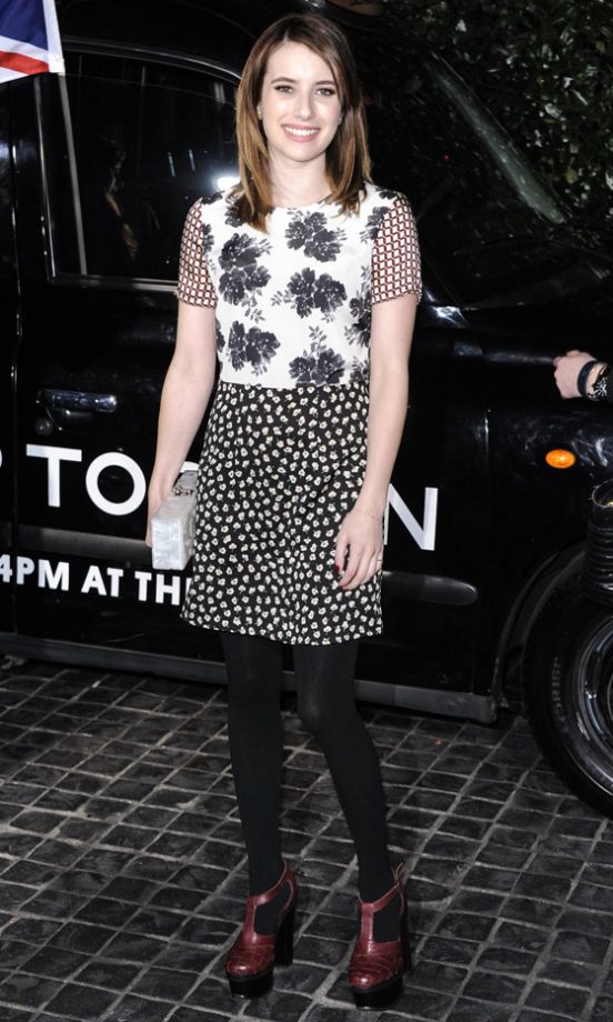 Emma Roberts At The Topshop Store Opening, 2013