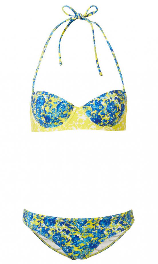Topshop Floral Bikini, £30