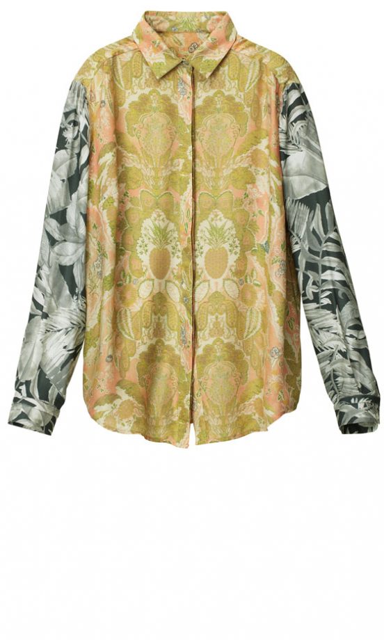 H&M SS13 Clashing Print Shirt