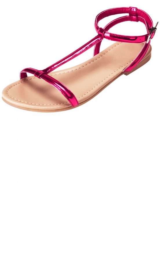H&M SS13 Pink Metallic Sandals