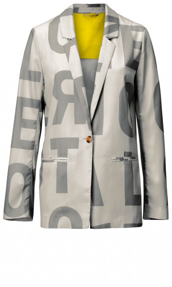H&M SS13 Letter Print Blazer