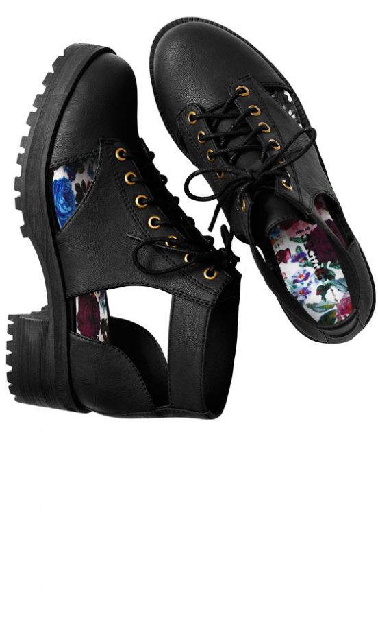 H&M SS13 Cut Away Military Boots