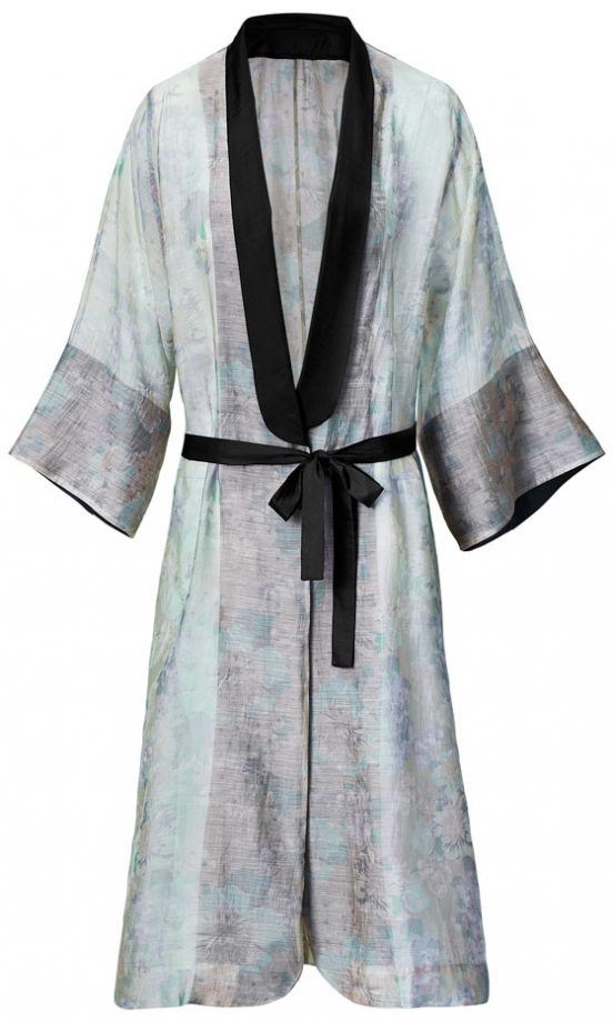 H&M SS13 Sheer Printed Robe