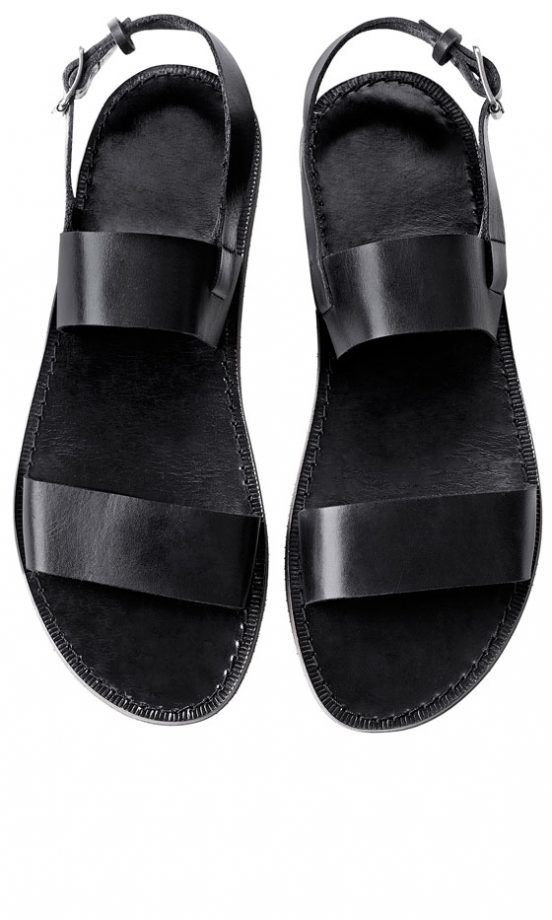 H&M SS13 Black Summer Sandals