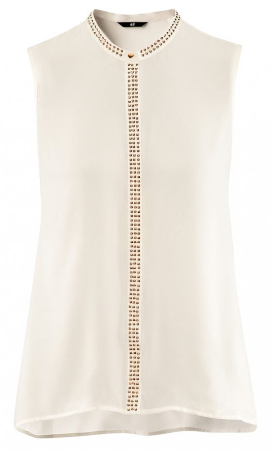 H&M SS13 Cream Shirt