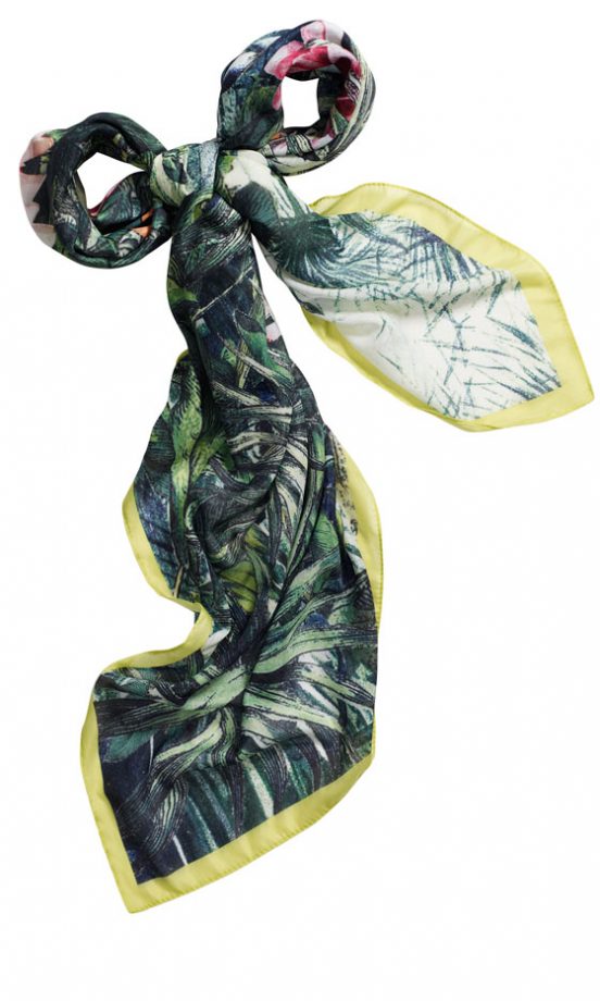 H&M SS13 Plant Print Scarf