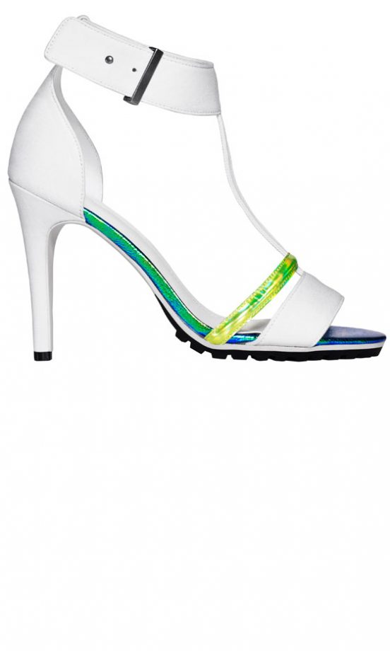 H&M SS13 White Futuristic Heels