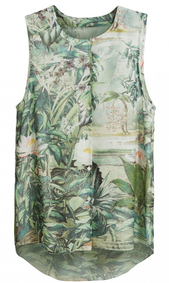 H&M SS13 Scenic Printed Top