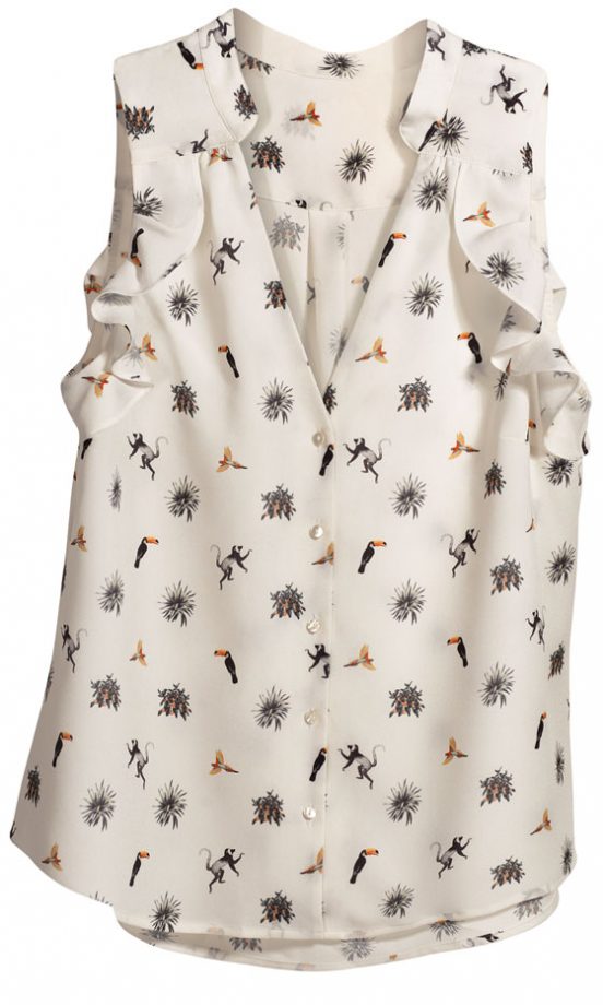 H&M SS13 Print Shirt