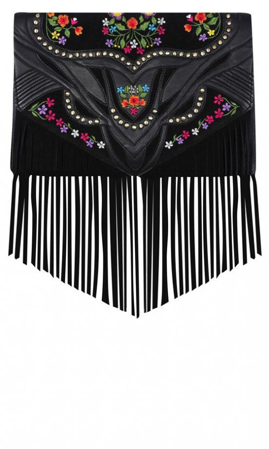 Miss Selfridge SS13 Fringed Clutch Bag, £48