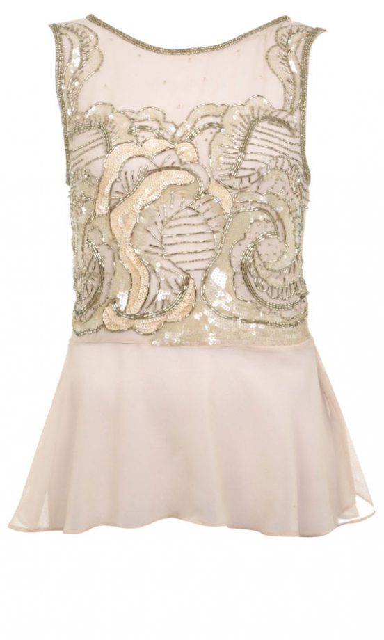 Miss Selfridge SS13 Embelished Top, £45