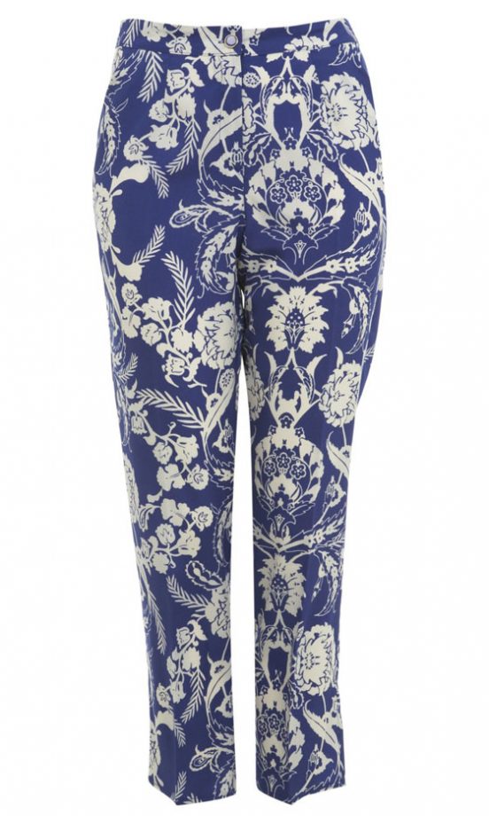 Miss Selfridge SS13 Print Cigarette Trousers, £37