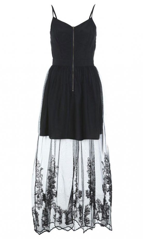 Miss Selfridge SS13 Sheer Maxi Dress, £49