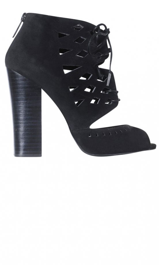 Miss Selfridge SS13 Black Lace Up Heels