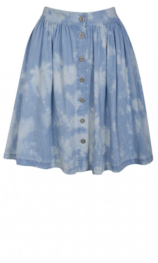 Miss Selfridge SS13 Denim Dye Skirt, £32