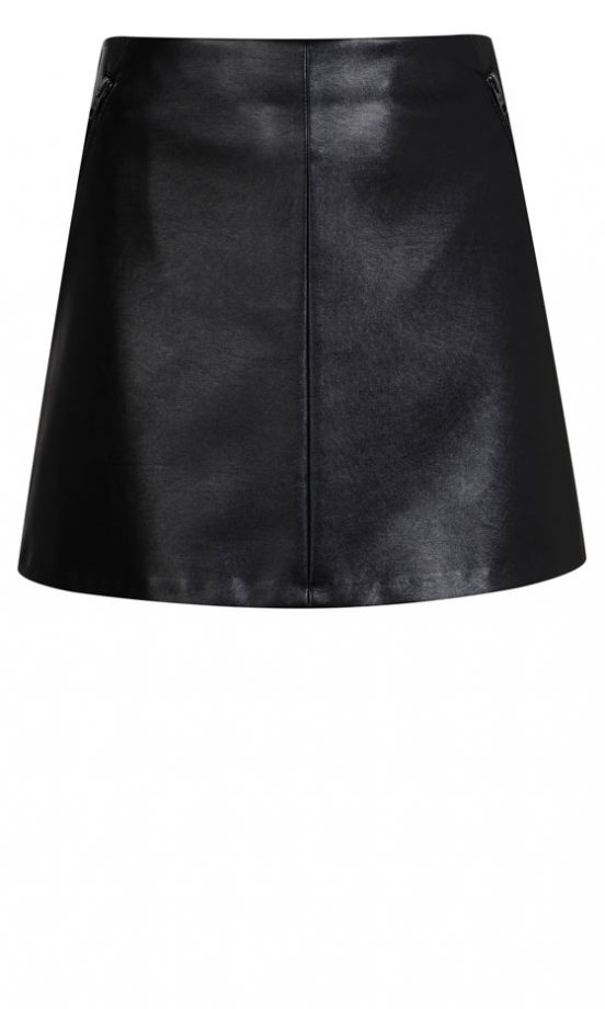 Miss Selfridge SS13 Black A-Line Skirt