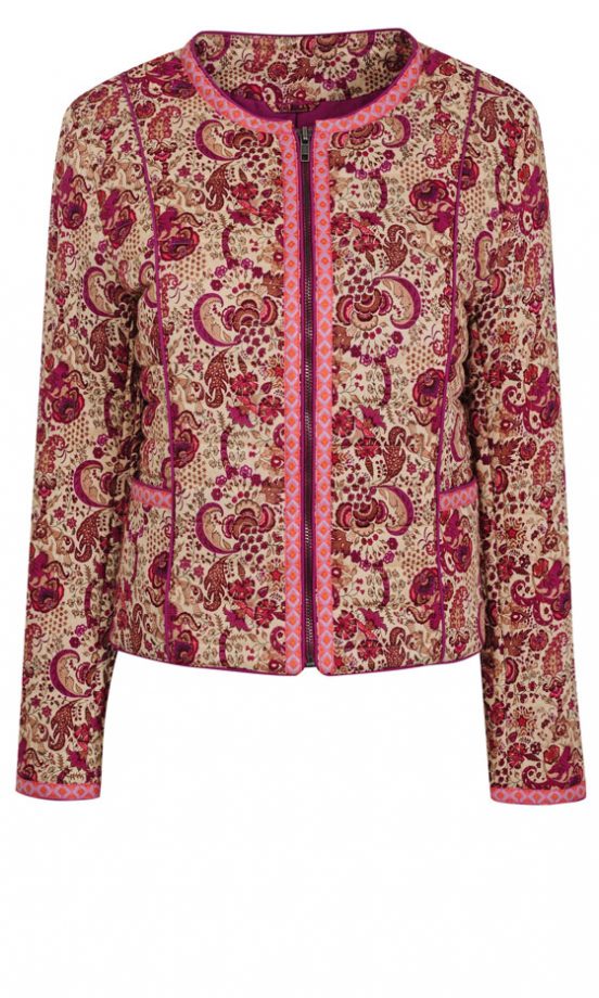 Miss Selfridge SS13 Pink Metallic Jacket, £59