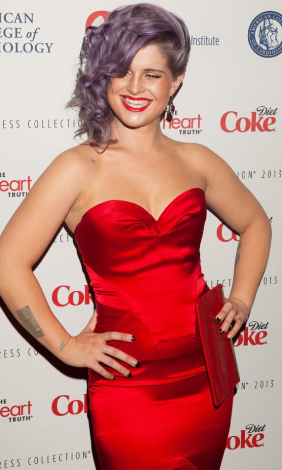 Kelly Osbourne At The Heart Truth Red Dress Collection AW13 Show At New York Fashion Week, 2013