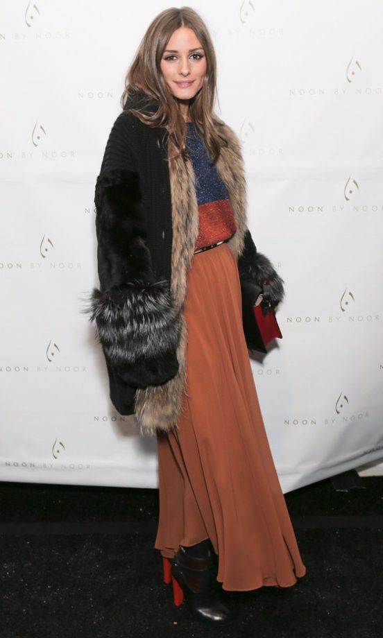 Olivia Palermo At The Noon By Noor Show AW13 Show At New York Fashion Week, 2013